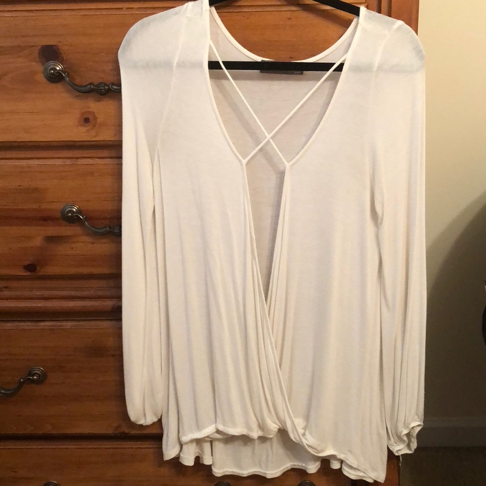Cream blouse